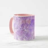 Lavender Floral Tasse (Vorderseite Links)