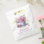 Lavender Floral Tee Cup Baby Dusche Geschenktütchen (Versiegelt)