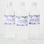 Lavender Floral Wasserflaschenetikett (Flaschen)