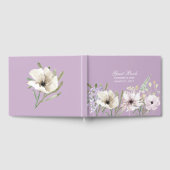 Lavender Floral Wedding Guest Book Gästebuch (Voll)