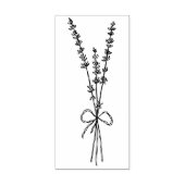 Lavender Floral Wood Art Briefmarke Gummistempel (Prägung)