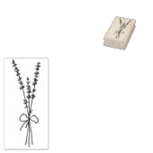 Lavender Floral Wood Art Briefmarke Gummistempel (Stempel)