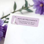 Lavender Florals White Wedding Dress Brautparty<br><div class="desc">Elegantes, stilvolles und trendiges Brautparty mit Blumenbezug. Das Design besticht durch den handbemalten, schicken, eleganten und modernen, schlichten, weißen Brautkleid mit einem botanischen Garten aus blühenden Lavendel-Rose und Blumen. Das Blumenkleid hängt an einem verzierten Kleiderbügel im Vintagen Stil. Weiche Blume verleiht Details und glänzende Embleme auf dem Hochzeitskleid ein schönes,...</div>