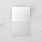 Lavender Flower Bridal Shower Gift Thank You Dankeskarte (Innenseite)