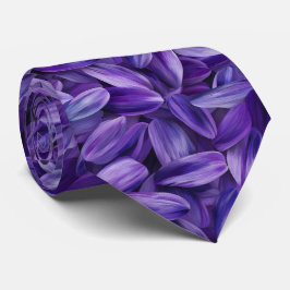 Lavender Flower Petals Pattern Krawatte