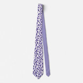 Lavender Flower Seamless Pattern Krawatte (Vorderseite)