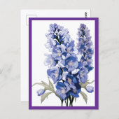 LAVENDER FLOWERS #1 POSTKARTE (Vorne/Hinten)