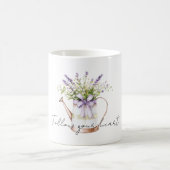 Lavender Flowers Bow Kaffeetasse (Mittel)