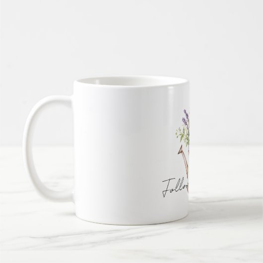 Lavender Flowers Bow Kaffeetasse (Links)