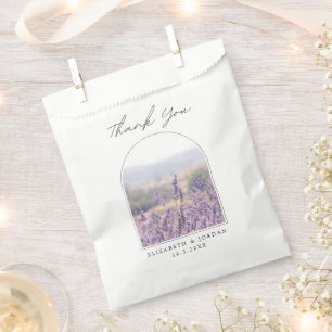 Lavender Foto Gastgeschenk Hochzeit Vielen Dank Geschenktütchen