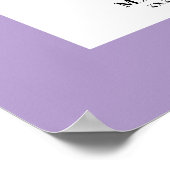 Lavender Foto Polka Dots Graduation Party Poster (Ecke)