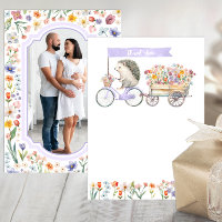 Lavender Foto Vielen Dank - Igel Baby Dusche