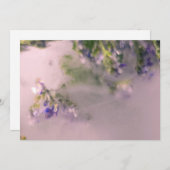 Lavender Frost Feiertagskarte (Vorne/Hinten)