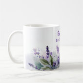 Lavender Frühling Floral Beste Mama überhaupt Kaffeetasse (Links)