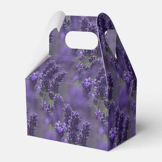 Lavender Gable Favor Box Geschenkschachtel (Rückseite)