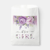 Lavender Garden Blume Girl Baby Dusche Geschenktütchen (Vorderseite)