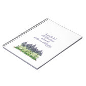 Lavender Garden Design Notebook. Notizblock (Linke Seite)