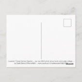 Lavender Garden Gazebo, Mark Edward Westerfield Postkarte (Rückseite)