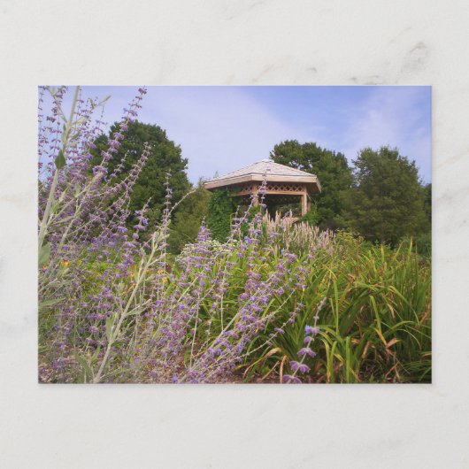 Lavender Garden Gazebo, Mark Edward Westerfield Postkarte (Vorderseite)