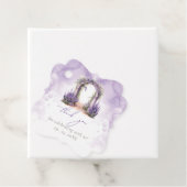 Lavender Garden Wedding Vielen Dank Geschenkanhänger (Beispiel)