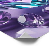 Lavender Gemstone Poster (Ecke)