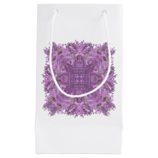 Lavender Geometric Gift Bag Kleine Geschenktüte (Vorderseite)