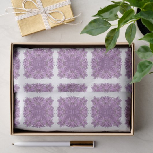 Lavender Geometric Gift Bag Seidenpapier (Geschenk)