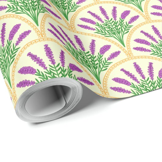 Lavender Geschenkpapier (Rolleneckpunkt)