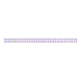 Lavender Gingham Grosgrain Ribbon Ripsband