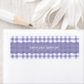 Lavender Gingham Karos Personalisiert (Insitu)