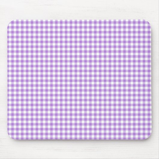Lavender Gingham Mousepad (Vorne)