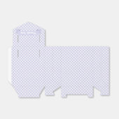 Lavender Gingham Pattern Vielen Dank für Ihre Unte Geschenkschachtel (Ungefaltet)