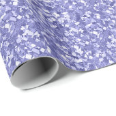 Lavender Glitzer Confetti Sparkle Party Geschenkpapier (Rolleneckpunkt)