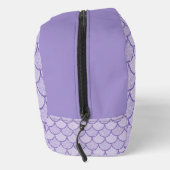 LAVENDER GLITZER SIEHT MERMAID SCALE PATTERS AN WASCHBEUTEL (Rechts)
