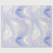 Lavender Gold Glam Wedding Geschenkpapier (Flach)