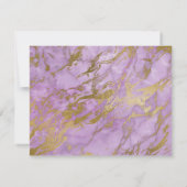 Lavender Gold Marble Floral (Rückseite)