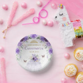 Lavender Gold Quinceanera Kleid 15. Geburtstag Pappteller (Party)