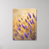 Lavender Golden Field Leinwanddruck (Vorderseite)
