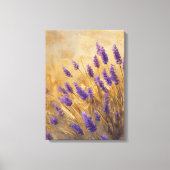 Lavender Golden Field Leinwanddruck (Vorderseite)