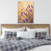 Lavender Golden Field Leinwanddruck (Insitu (Schlafzimmer))