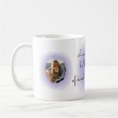Lavender Golden Retriever individuell gestalteter  Kaffeetasse (Links)
