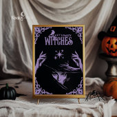 Lavender Gothic Witchy Halloween Flat Invitation Einladung