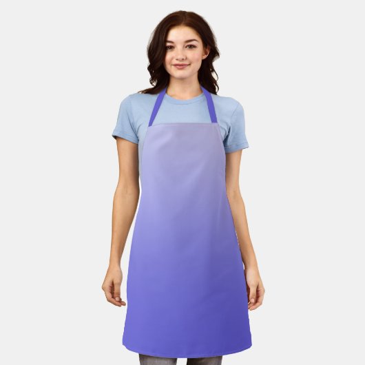 Lavender Gradient Schürze (Getragen)