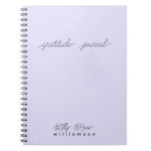 Lavender Gratitude Journal, Niedliche Skripttypogr