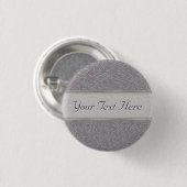 Lavender Gray Embossed Leaf Vines Button (Vorne & Hinten)