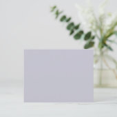 Lavender Gray Postkarte (Stehend Vorderseite)