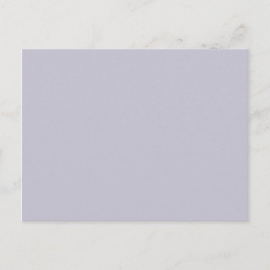 Lavender Gray Postkarte (Vorderseite)
