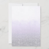 Lavender Gray Watercolor Einladung (Rückseite)