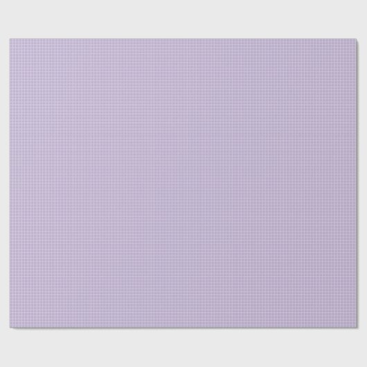 Lavender Grid Pattern for Birthday, Minimalist  Geschenkpapier (Flach)