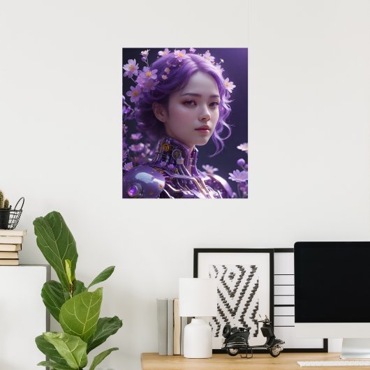 Lavender Hair Poster (Heimbüro)